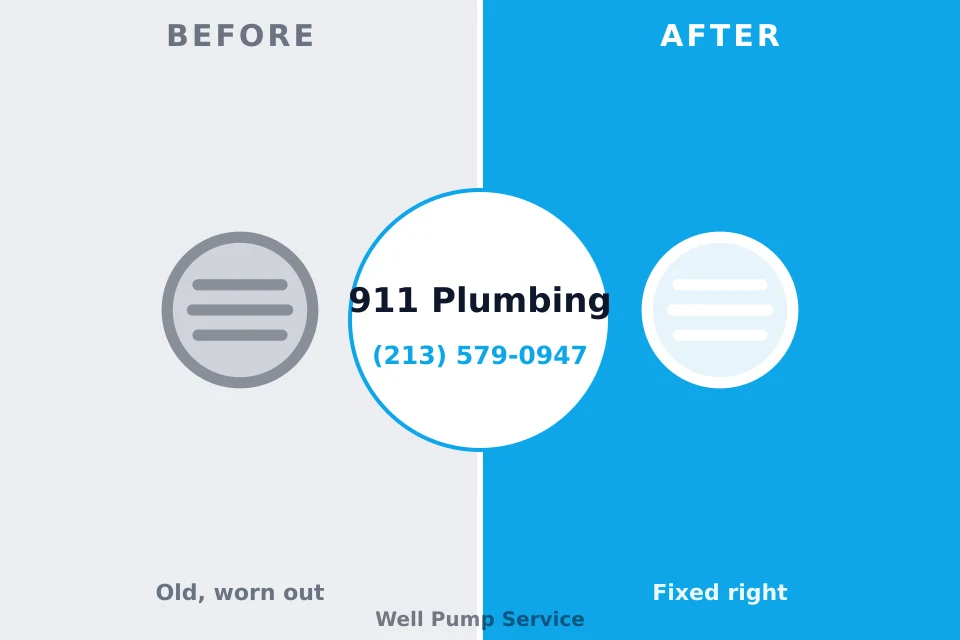 Before and after: plumbing repair West Hempstead, NY